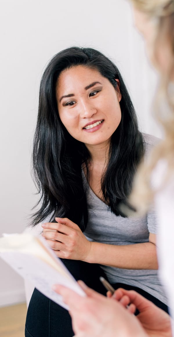 Image of a woman consulting | ReNEWell Care
